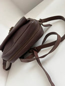 Fatface brown leather satchel bag