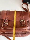 Fatface leather bag