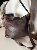 Fatface leather bag