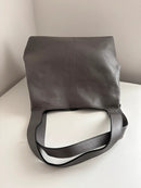 Marks and Spencer grey large leather handbag