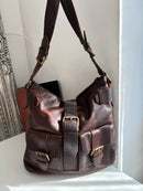 White stuff leather bag