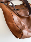 White stuff leather bag
