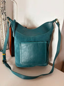 White stuff leather bag