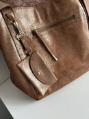 White stuff leather bag
