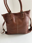 Fatface leather bag