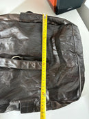 White stuff leather bag