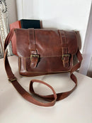 Fatface leather bag