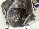 Crew clothing leather bag