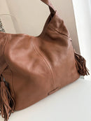 White stuff leather bag