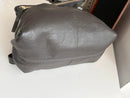 Accessorize Women's Gray Leather Backpack Casual Style Very Good Condition