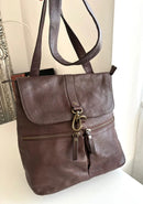 Fatface leather bag
