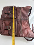 Fatface leather bag