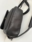 FatFace Black Leather Crossbody Bag with Front Pocket