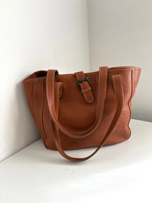 FatFace Leather Tote Bag | Brown | Pre-Loved