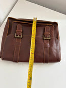 Fatface brown satchel leather bag