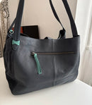 White stuff leather bag