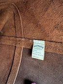 Fatface large chocolate/dark brown leather tote bag