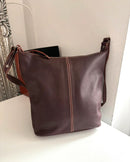 White stuff leather bag