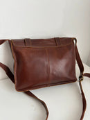 Fatface brown satchel leather bag