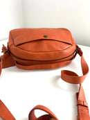 Fat Face The Callie Crossbody Orange Leather Bag