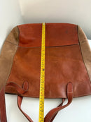 Fatface large brown leather bag