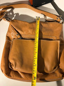 White stuff leather bag