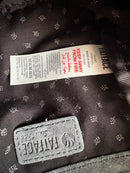 Fatface grey leather crossbody bag
