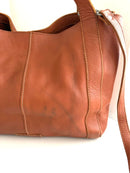 White stuff leather bag