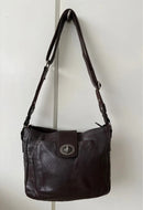 White stuff leather bag