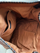 Autograph large brown leather shoulder bag