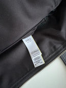 NBS Collection Black Leather Tote Bag with Exterior and Interior Zipper Pockets