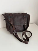 White stuff leather bag