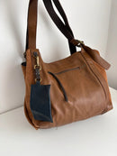 White stuff leather bag