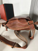 Fatface leather bag