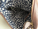 White stuff dark brown leather crossbody/shoulder bag