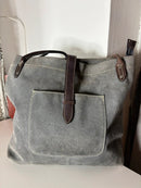 White stuff leather bag