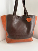 Fatface leather bag