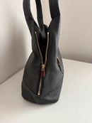 Marks and Spencer black leather handbag