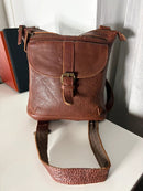 Fatface leather bag