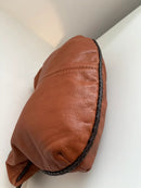 Autograph large brown leather shoulder bag