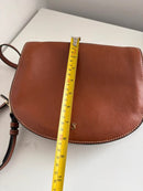 Joules brown leather crossbody bag