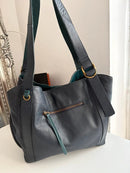 White stuff leather bag