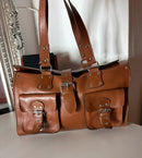 Dune leather bag