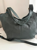 White stuff leather bag