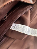 Marks & Spencer Brown Leather Women's Shoulder Bag - Very Good Condition
