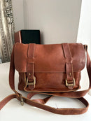 Fatface leather bag