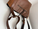 White stuff leather bag
