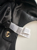 Marks and Spencer black leather handbag