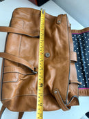 White stuff leather bag