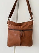 Fatface leather bag